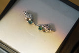 Stirling Silver and Diamonte studs