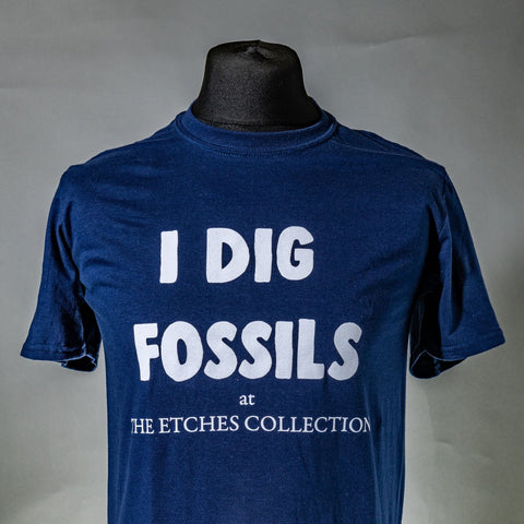 I Dig Fossils (at The Etches Collection) Childrens T-Shirt