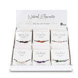 Gemstone cord bracelet