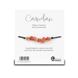 Gemstone cord bracelet