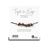 Gemstone cord bracelet