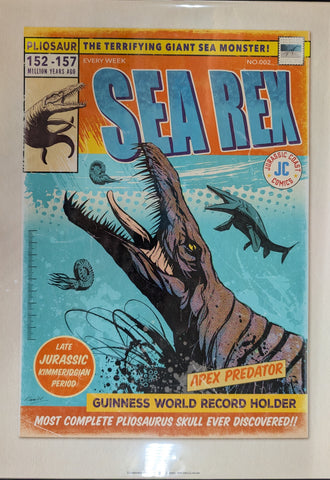 A2 Poster Print - The Sea Rex Comic Book poster volume 2