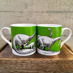 Apatosaurus Dinosaur Bone China Mug